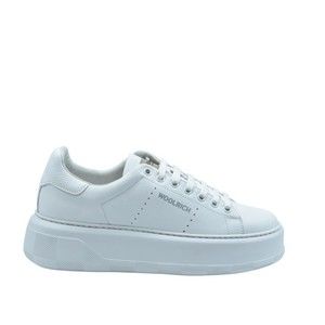 Woolrich White Lace-Up Sneakers With Platform Sole - NWT
